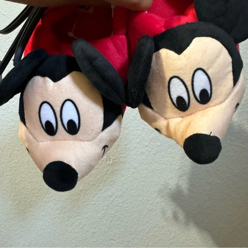 Disney Junior Mickey Mouse‎ Toddlers Slip On Slippers Size 9/10 Christmas